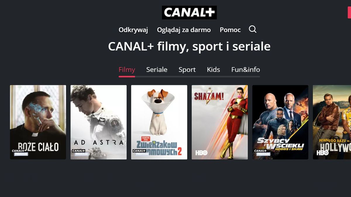 Canal Plsu ruszył z serwisem VOD