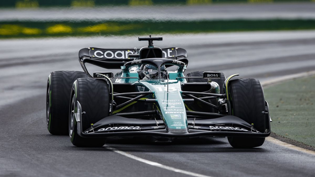 18 Lance Stroll of Canada, Aston Martin Aramco Cognizant, AMR23 - Mercedes, action during the Formula 1 Rolex Australian Grand Prix of FIA Formula One World Championship from 30th of March to 2nd of April, 2023 on the Albert Park Circuit, in Melbourne, Australia. (Photo by Gongora/NurPhoto via Getty Images)