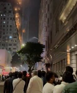 Nocny koszmar w Hongkongu. Ewakuowano prawie 200 osób