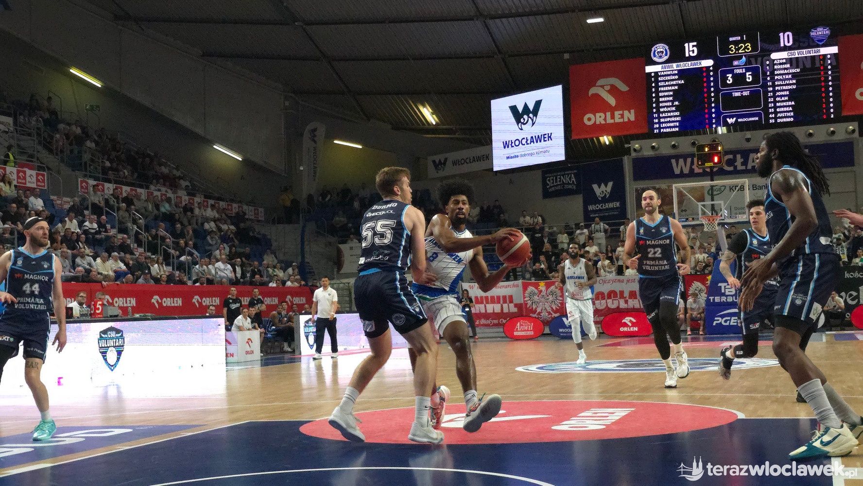 Anwil Włocławek przegrał z CSO Voluntari po zaciętym meczu