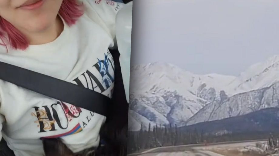 Kobieta pokazała, jak wygląda jej droga do sklepu