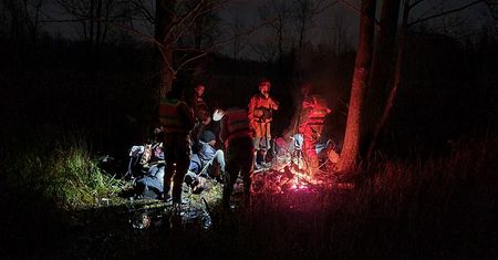 Uchodźcy utknęli na bagnach. Straż Graniczna ruszyła z odsieczą