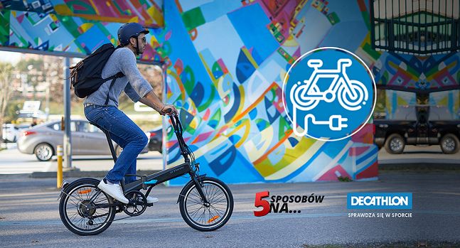 Youtuberzy z "5 sposobów na..." w kampanii Decathlonu promującej rower elektryczny