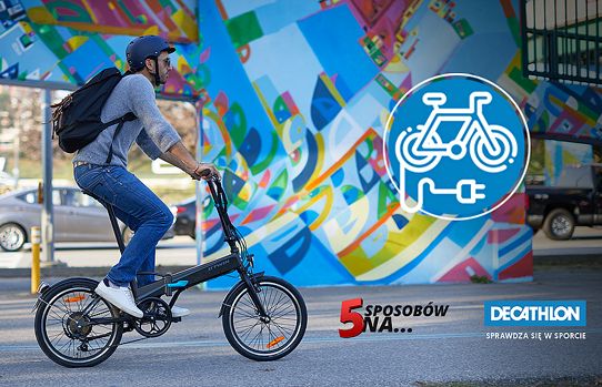 Youtuberzy z "5 sposobów na..." w kampanii Decathlonu promującej rower elektryczny