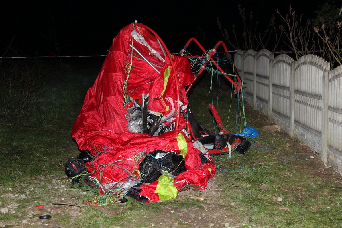 Tragedia na Podkarpaciu. Paralotnia runęła ze 100 metrów. Nie żyje instruktor