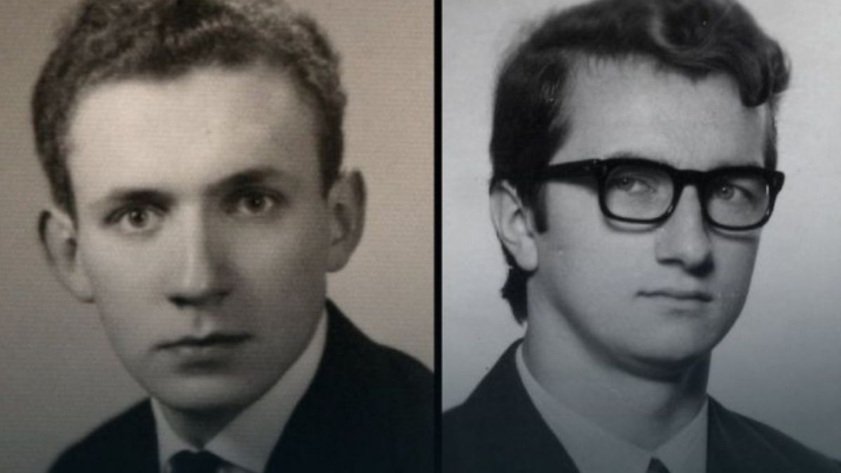 Po lewej Heinz Peter Arnold znany jako Janusz Halicki, po prawej agent polskiego wywiadu Jerzy Kaczmarek, czyli jego "wtórnik"