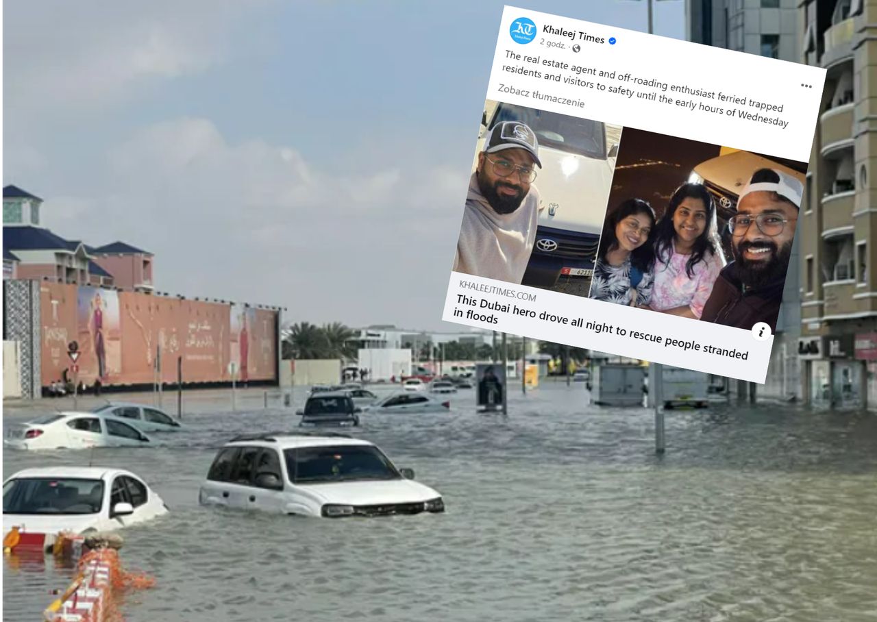 Dubai's flood hero: Estate agent's night of rescues