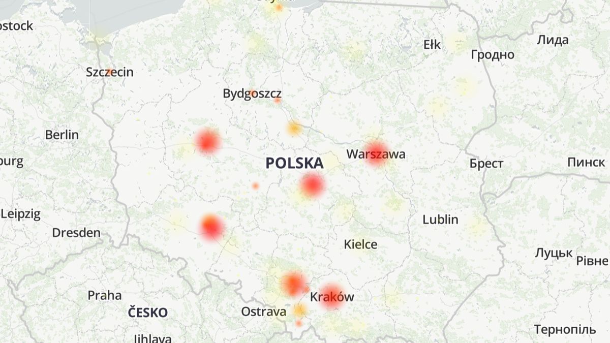 Awaria Microsoft 365