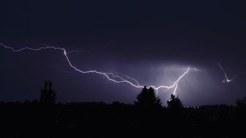 burza wyładowanie piorun