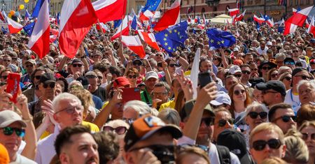 Nie tylko ślubowanie. Tak wyglądał marsz Tuska