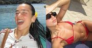 Dua Lipa oszałamia sylwetką, pozując w kusym bikini