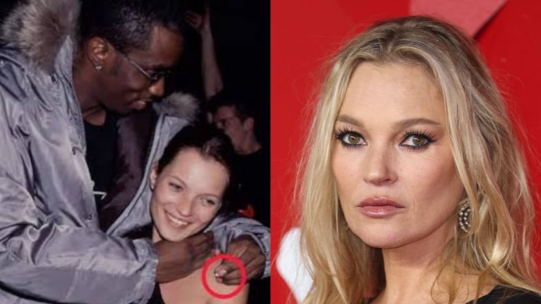 Archiwalne zdjęcie Diddy'ego i Kate Moss zaniepokoiło internautów: "Przerażające. Jakby chciał ją odurzyć"