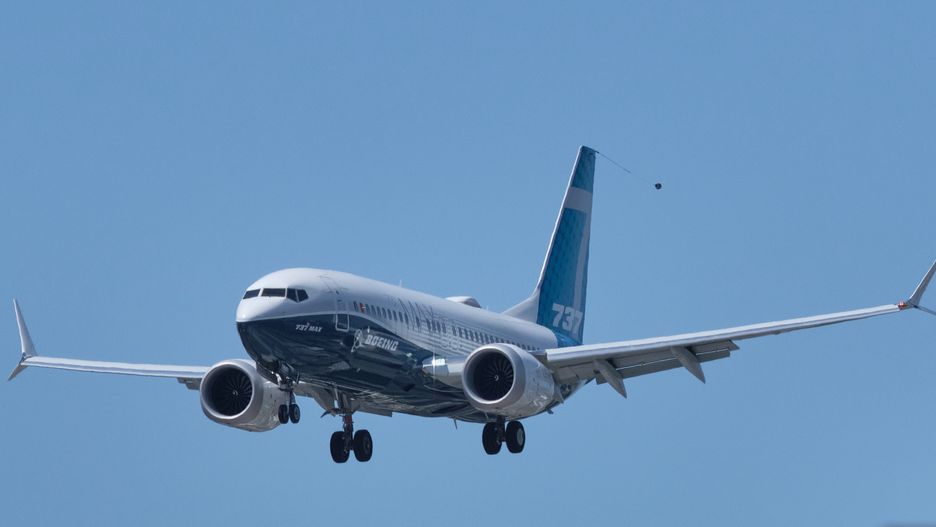 Boeing 737 MAX w locie