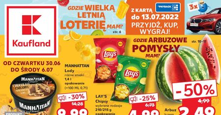 Kaufland nowa gazetka 30.06-6.07. Promocje w Kaufland od czwartku 30 czerwca