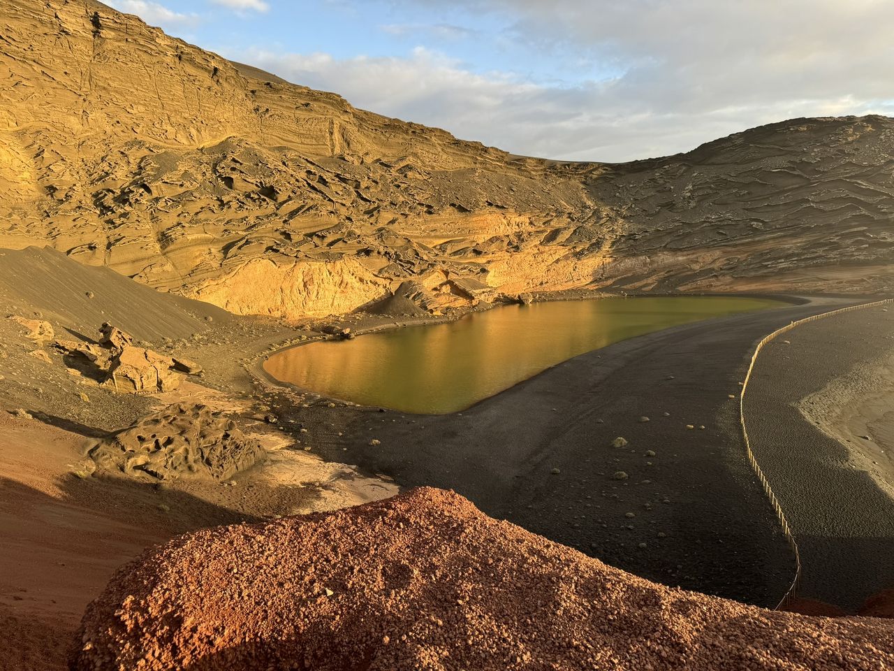 El Golfo, czyli zielone jeziorko na Lanzarote