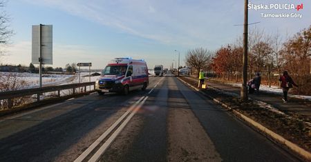 Tarnowskie Góry. Śmierć na drodze. 24-latek zginął potrącony przez ciężarówkę