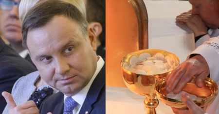 Kancelaria prezydenta Dudy wydała prawie 7000 złotych na krzyże, złote kielichy i różańce!
