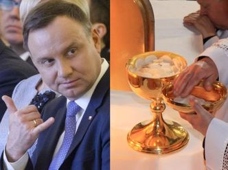 Kancelaria prezydenta Dudy wydała prawie 7000 złotych na krzyże, złote kielichy i różańce!