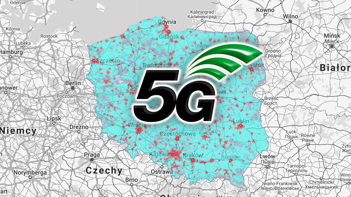 Ponad pół Polski w zasięgu 5G. Plus opublikował listę miejscowości 1