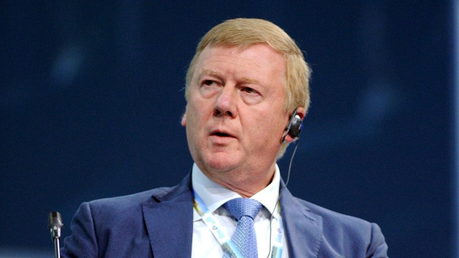 arch12RusNano State Corporation CEO Anatoly Chubais takes part in the St. Petersburg International Economic Forum 2014 (SPIEF 2014) in St. Petersburg on May 22, 2014. The Saint Petersburg Economic Forum is touted as Russia's answer to Davos, an annual meeting of global business leaders which President Vladimir Putin has attended every year since 2005 and often uses to sign major deals and rub shoulders with state leaders. AFP PHOTO / OLGA MALTSEVAOLGA MALTSEVA