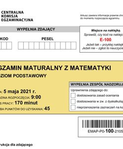 Matura 2021 z matematyki. Arkusze CKE. Rozwiąż i sprawdź czy zdałeś
