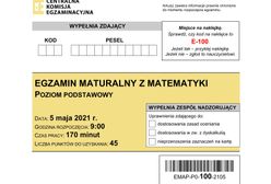 Matura 2021 z matematyki. Arkusze CKE. Rozwiąż i sprawdź czy zdałeś