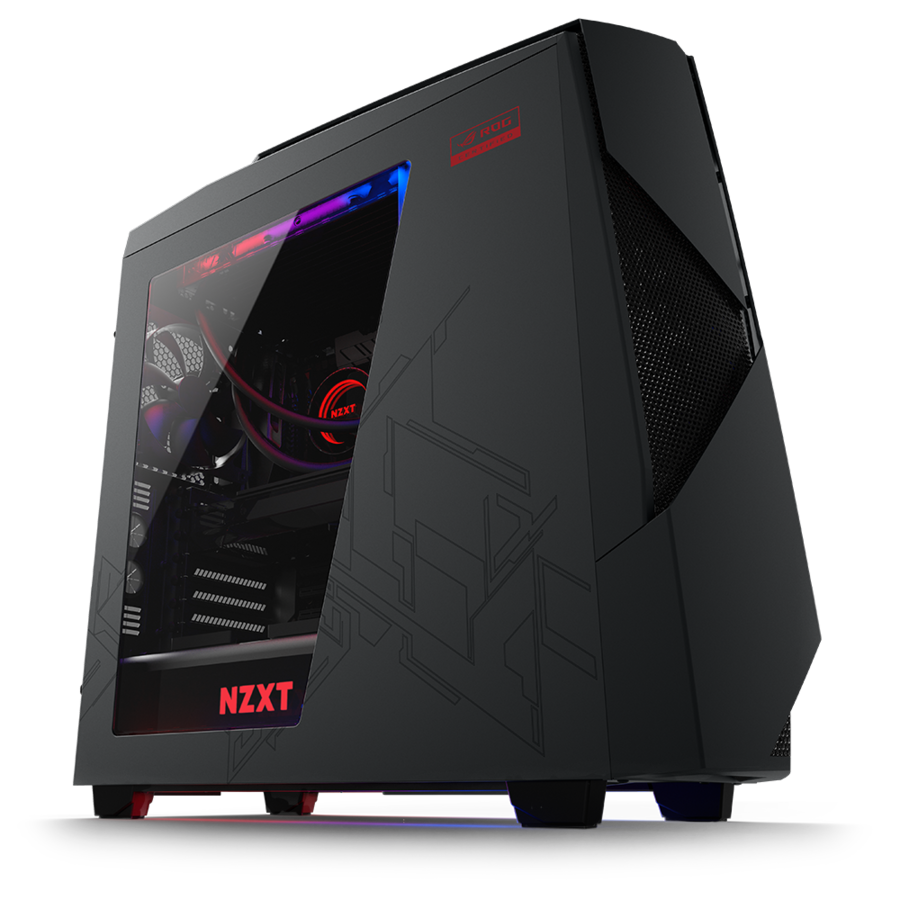 NZXT Noctis 450 ROG: pojemna obudowa dla graczy ze wsparciem Asus ROG Aura 1