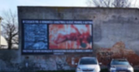 Aborcja w Polsce. Drastyczne zdjęcia straszą mieszkańców. Radni przekażą sprawę policji