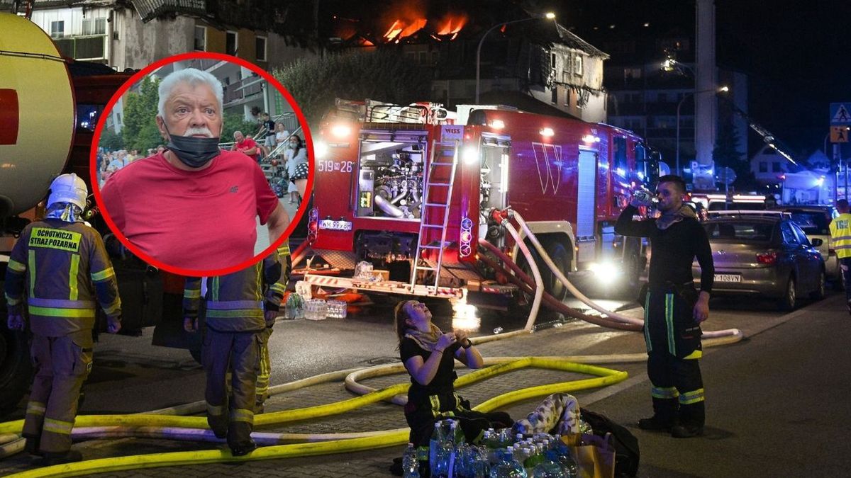 Strażacy mieli początkowo ogromne problemy z wodą