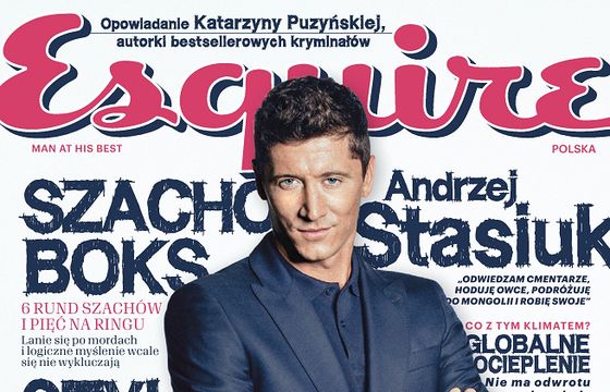 Robert Lewandowski na okładce „Esquire”