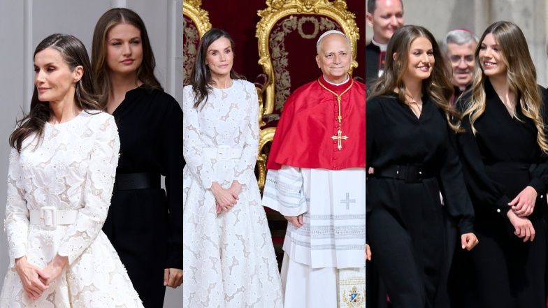 Królowa Letizia W BIELI u boku PAPIEŻA