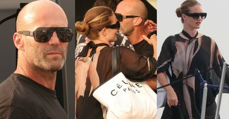 Rosie Huntington-Whiteley i Jason Statham wypoczywają na luksusowym jachcie u wybrzeży Ibizy  (ZDJĘCIA)