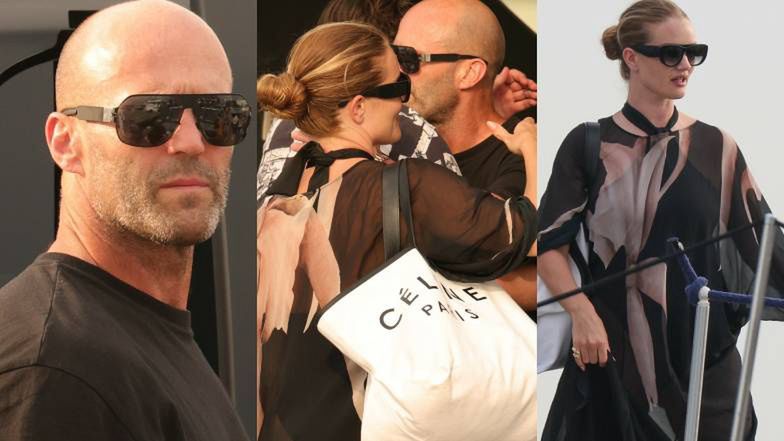 Rosie Huntington-Whiteley i Jason Statham wypoczywają na luksusowym jachcie u wybrzeży Ibizy  (ZDJĘCIA)