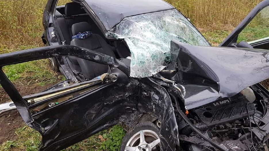 Przygłów. Wypadek na DK12. Na miejscu LPR 