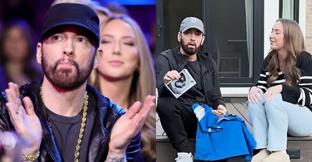 Eminem będzie DZIADKIEM! W najnowszym klipie pokazał, jak zareagował na radosne wieści córki Hailie (WIDEO)