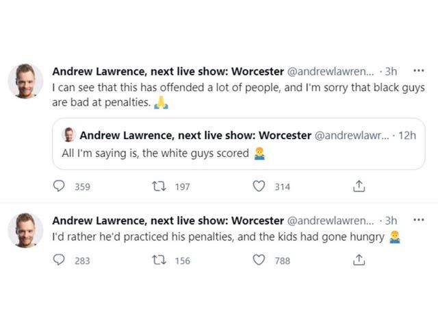 Konto Andrew Lawrence'a zostało już zablokowane