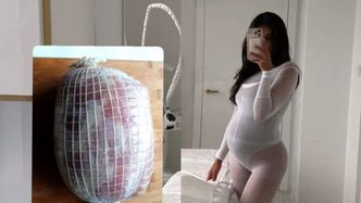 Klaudia El Dursi podkreśla ciążowe kształty w przezroczystym body i porównuje się do SZYNKI: "Znajdź 3 różnice". Znaleźliście?