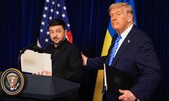 Wojska USA w Ukrainie? Zełenski prowadzi rozmowy