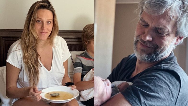 Michał Żebrowski pokazał syna na kolejnym zdjęciu