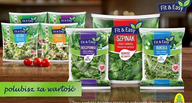 Życie paczek reklamuje sałaty i warzywa Fit&amp;Easy (wideo)