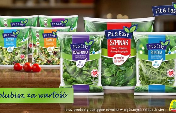 Życie paczek reklamuje sałaty i warzywa Fit&amp;Easy (wideo)