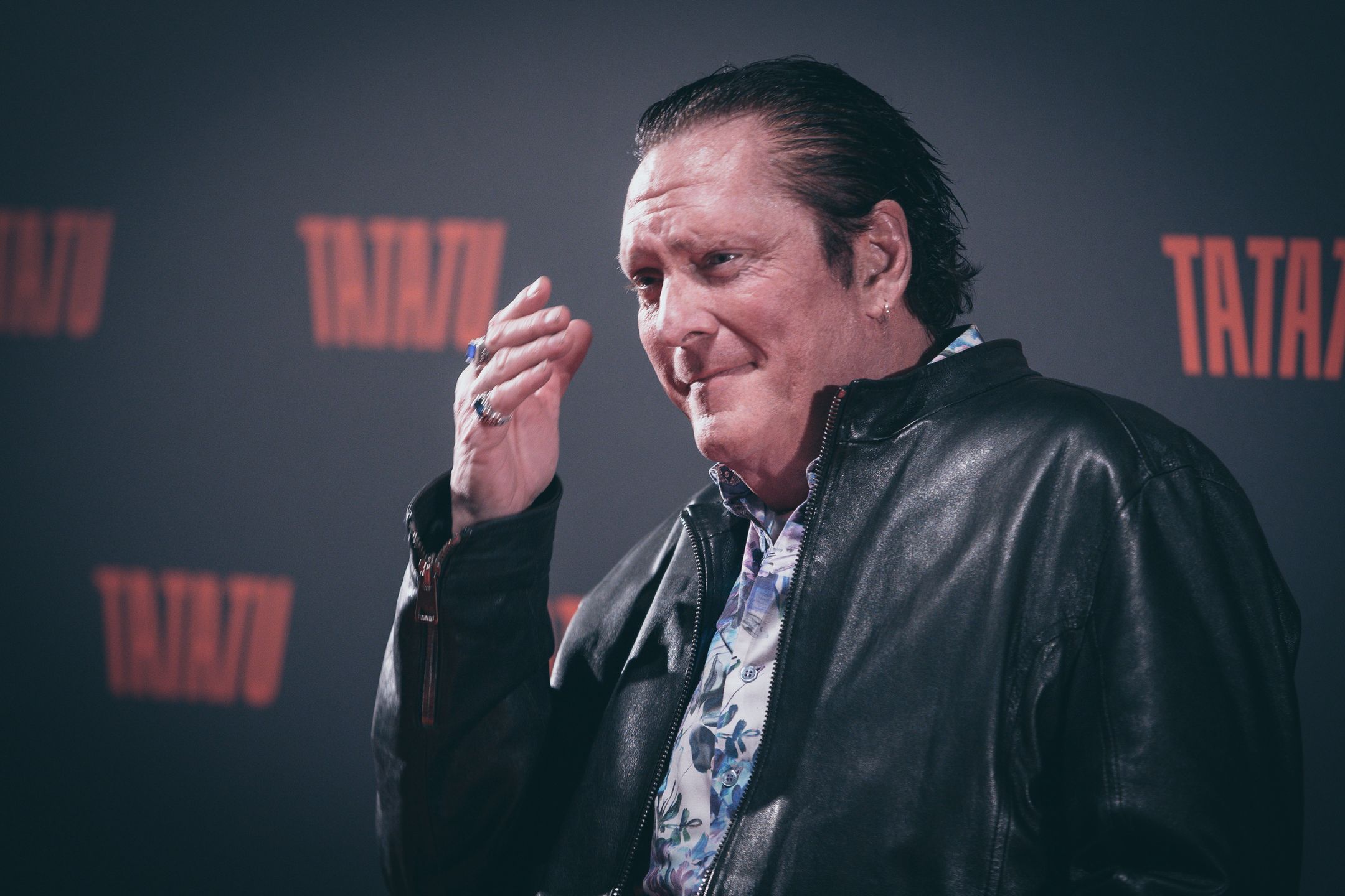 'TaTaTu' Photocall
Actor Michael Madsen attends the photocall for 'TaTaTu' at Studios Ex De Paolis on March 06, 2019 in Rome, Italy. (Photo by Luca Carlino/NurPhoto via Getty Images)
NurPhoto
ITALY, rome, 'TaTaTu', Michael Madsen, Photocall, premiere, ENTERTAINMENT, TV, CINEMA, PHOTOCALL, poses, actor, film industry, 2019, Arts Culture and Entertainment, Celebrities, Rome