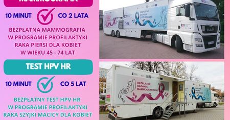 Bezpłatne badania dla kobiet w Ostrowcu. Cytomammobus wraca do miasta. Sprawdź, kto może skorzystać