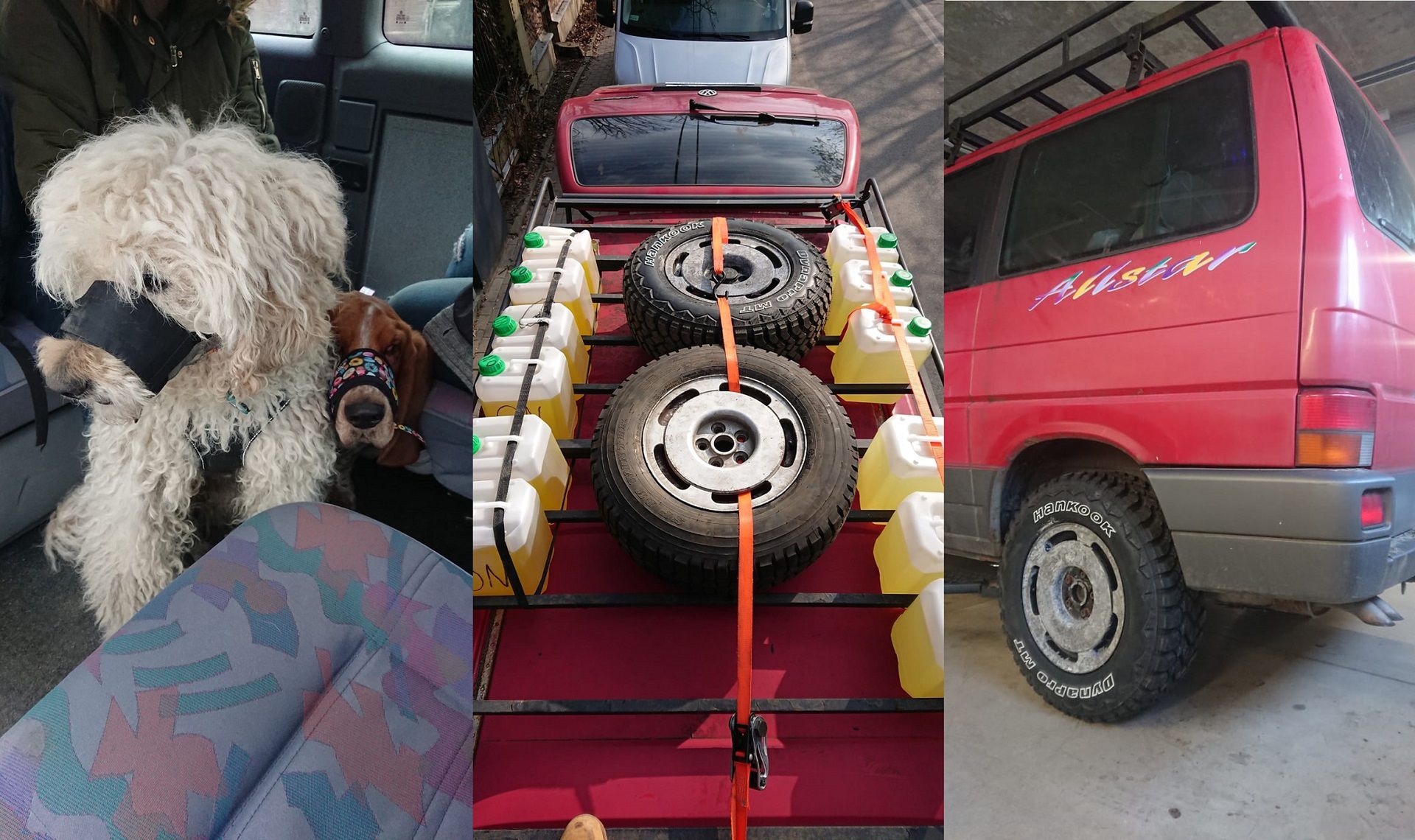Polacy i Volkswagen Multivan T4 niosą pomoc w Ukrainie