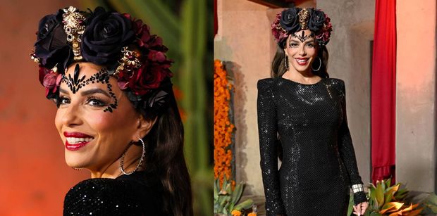 Posągowa Eva Longoria oszałamia prezencją na Día de Muertos Gala (ZDJĘCIA)