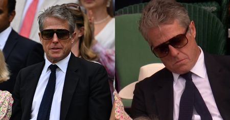 Hugh Grant ZASNĄŁ na Wimbledonie? Nagranie z aktorem podbija sieć, a internauci żartują: "To DROGA drzemka"