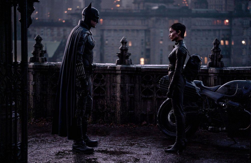 Batman (Robert Pattinson) i Kobieta-Kot (Zoe Kravitz)