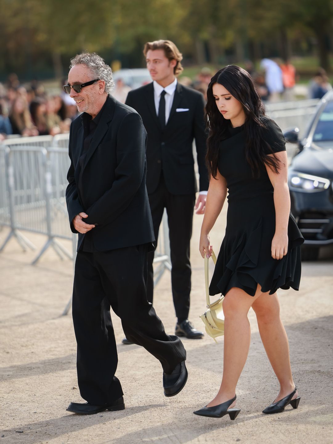 Tim Burton z córką Nell