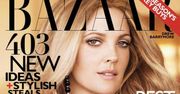 Piękna Drew Barrymore na okładce "Harper's Bazaar"