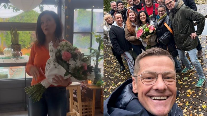 Niespodzianka na planie "M jak Miłość" dla Kasi Cichopek